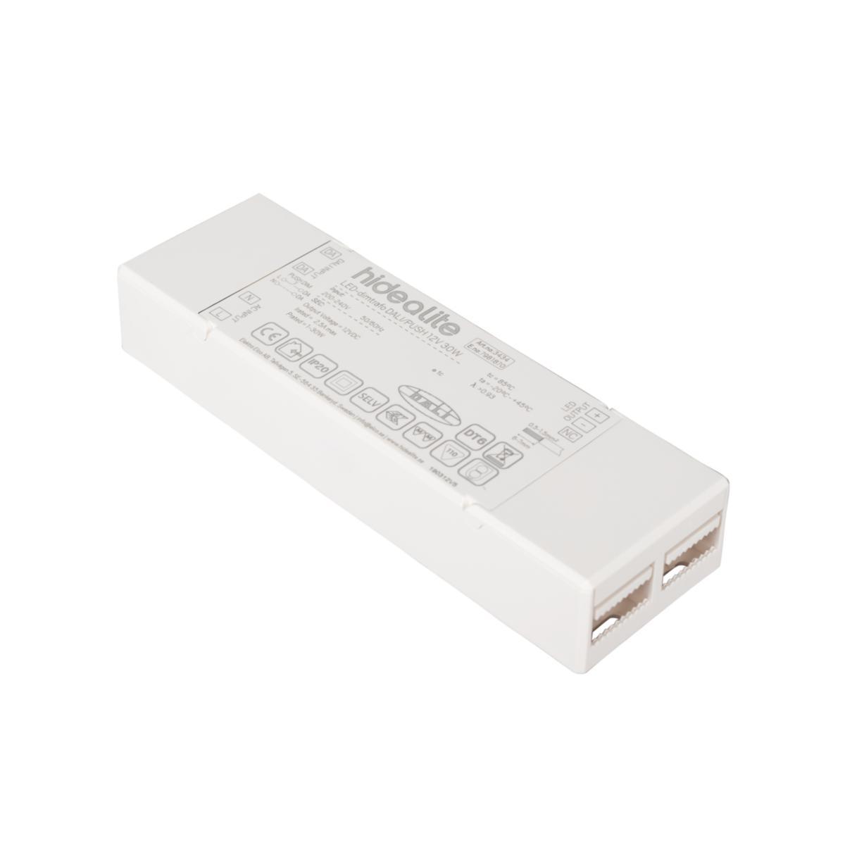 Dimtrafo LED DALI/PUSH - DIMTRAFO LED DALI/PUSH 12V 30W