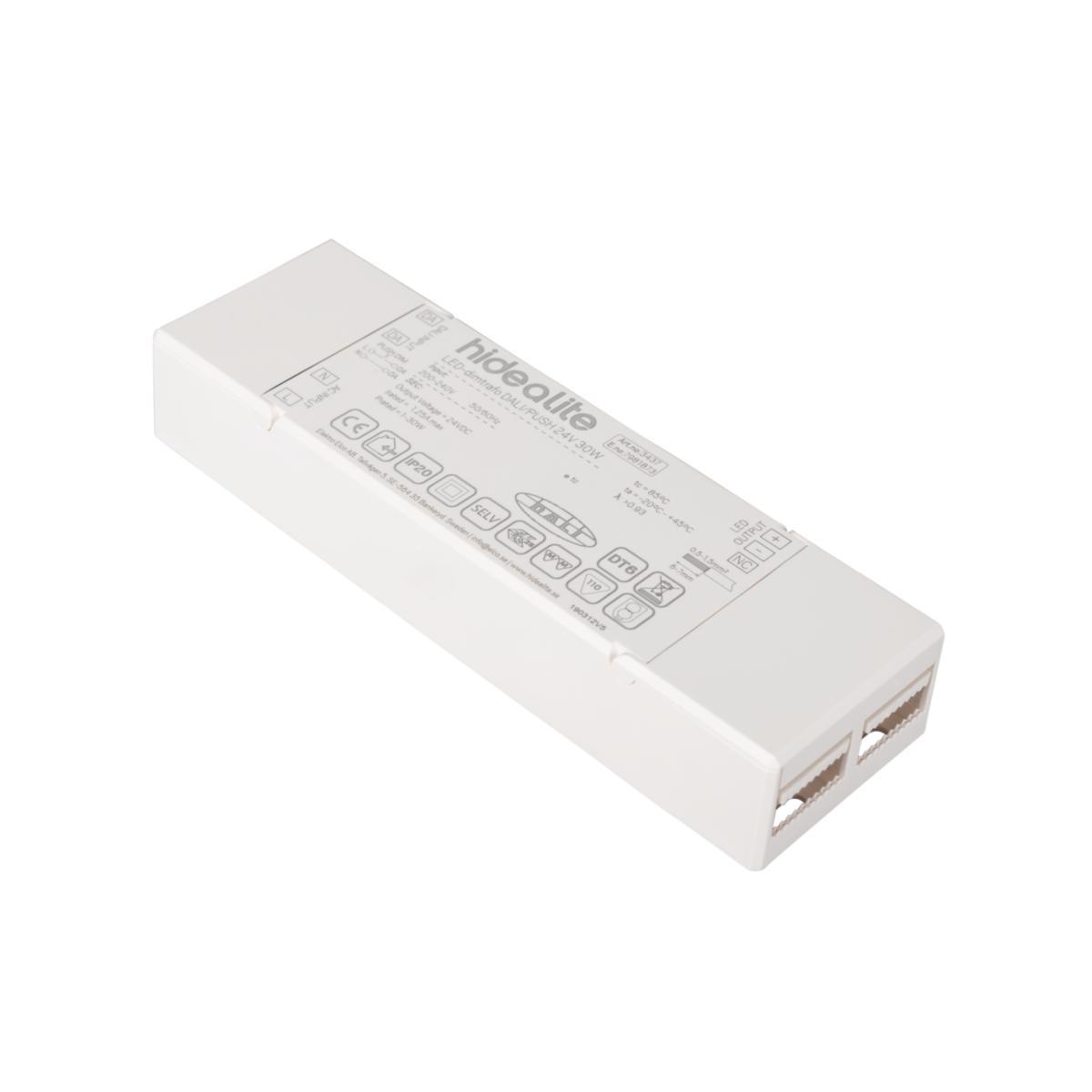 Dimtrafo LED DALI/PUSH - DIMTRAFO LED DALI/PUSH 24V 30W