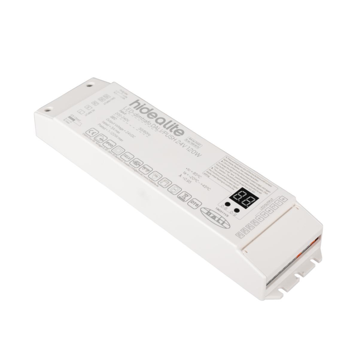 Dimtrafo LED DALI/PUSH - DIMTRAFO LED DALI/PUSH 24V120W