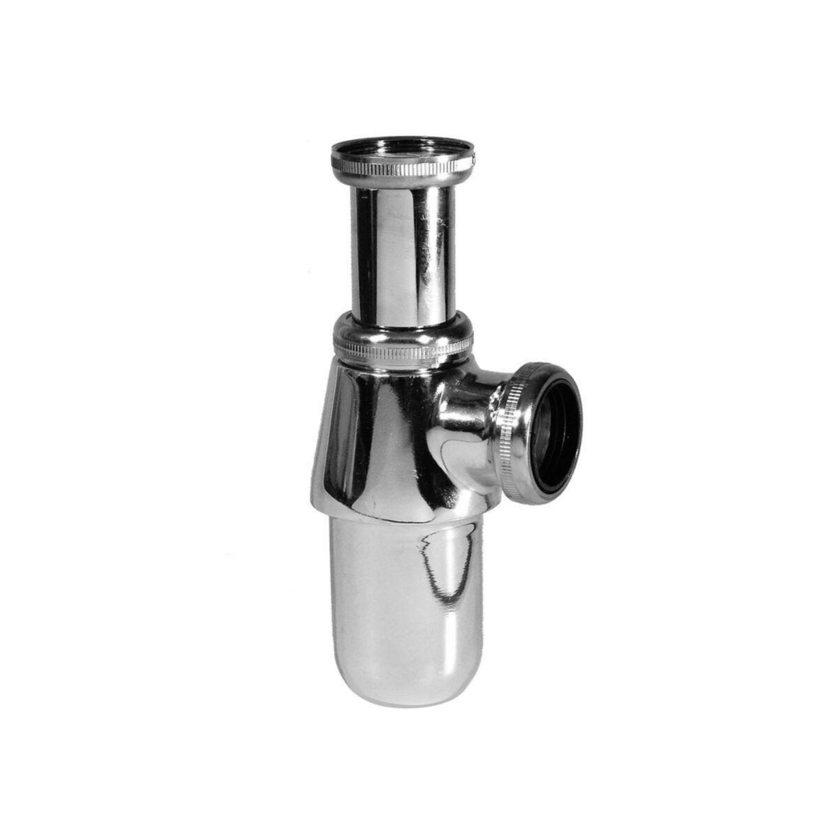 Pungvattenlås med sidoutlopp, Purus - 32 FKR PUNGVATTENLÅS METALL SIDOUTLOPP