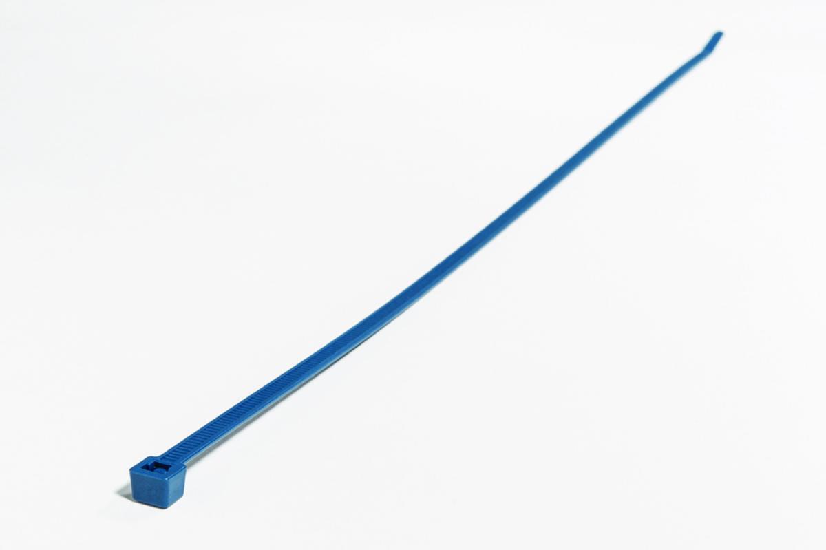 Buntband för livsmedelsindustri detekterbara MCT, Hellermann Tyton - BUNTBAND M METALL 150X3.5 BLÅ MCT30R  (100/FRP)