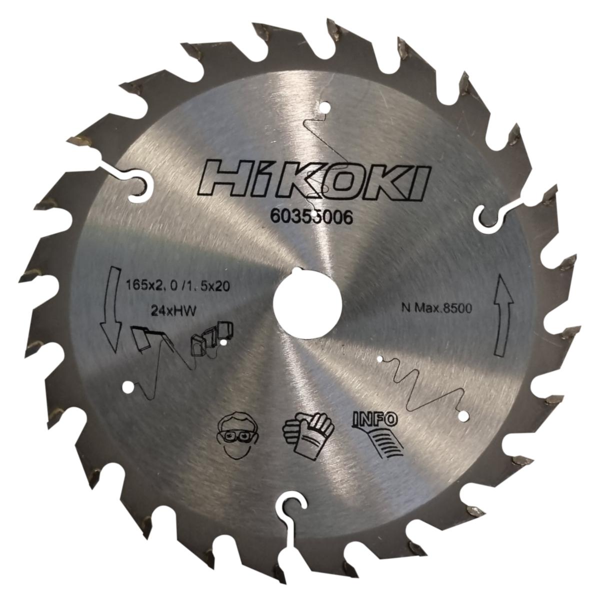 Cirkelsågklinga HiKOKI - CIRKELSÅGKLINGA HITACHI 165X2,0X20MM 24T