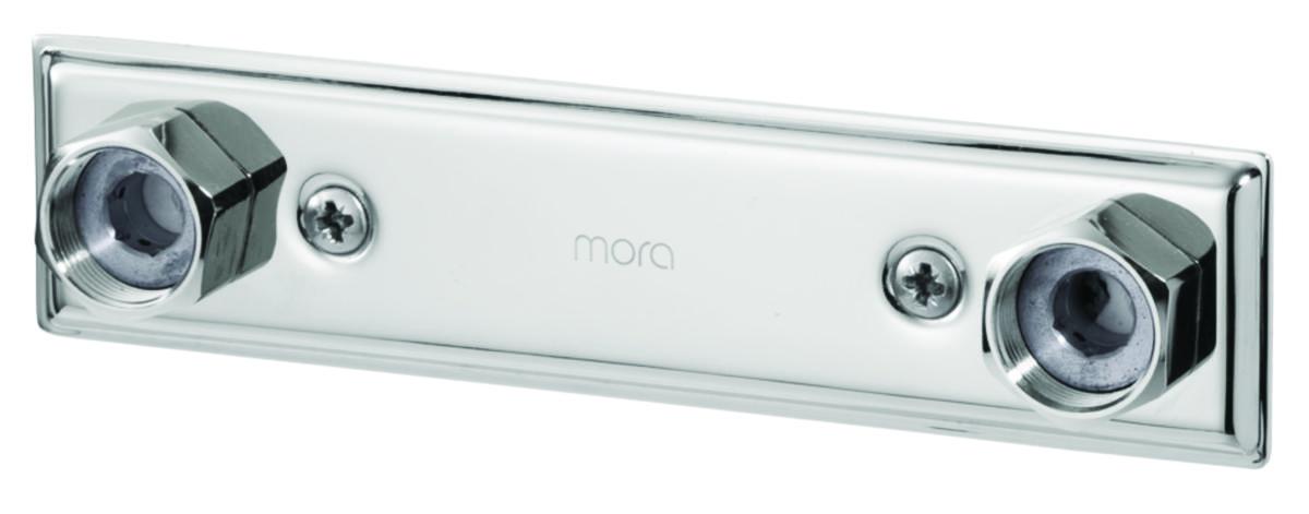 Blandarfästen 160 c/c, Morafix - MA630210 BLANDARVÄGGBRICKA 12 MORA INXX 160CC FÖR CU-RÖR