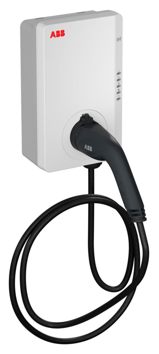 Laddbox 3-fas, kabel typ 2 fordonskontakt, RFID - LADDBOX 11KW KABEL RFID TAC-W11-G5-R-0