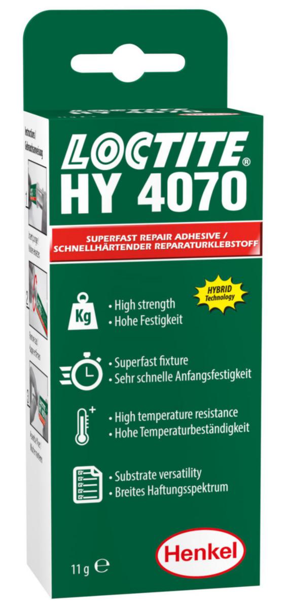 Hybridlim  Loctite 4070 - HYBRIDLIM LOCTITE 4070 CR11G SNABB. SPALTFYLLANDE UNIVERSAL