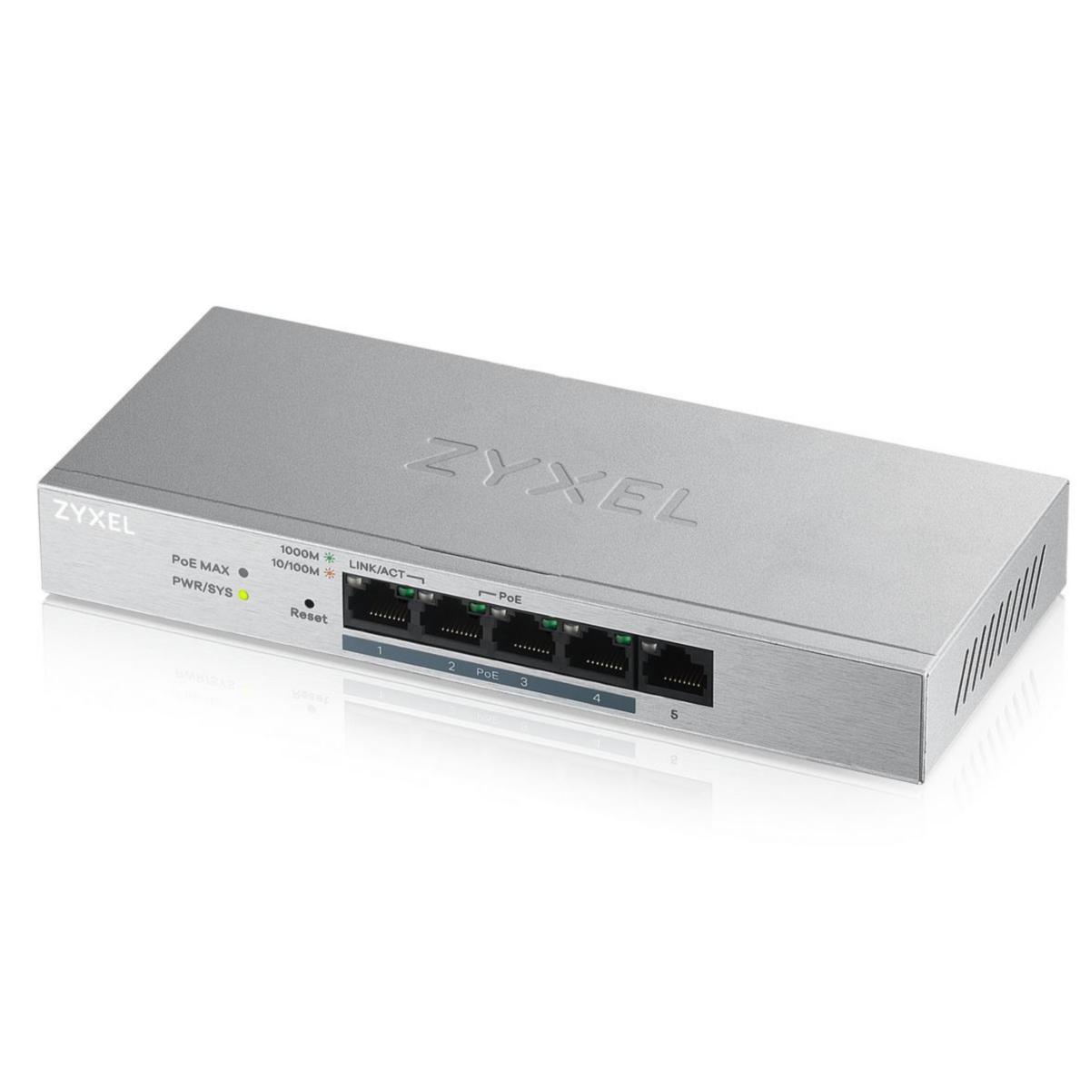 Switch 5-p PoE+ GS1200-5HP - SWITCH 5-P POE+ GS1200-5HP GS1200-5HPV2
