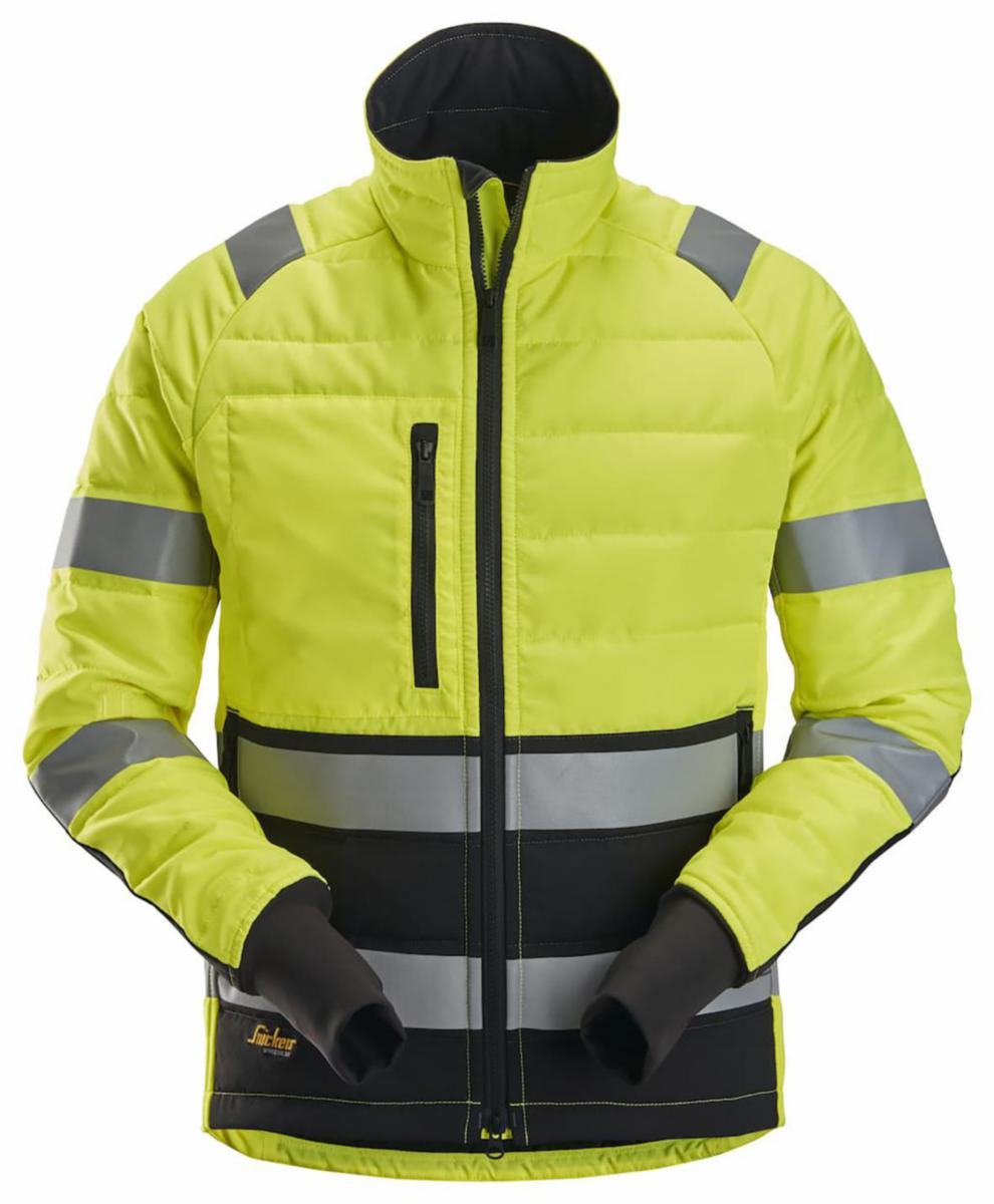 Jacka Snickers 8134 - JACKA SNICKERS 8134 GUL /SVART VARSEL KL2 STL XL