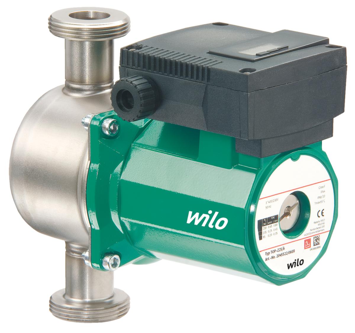 Tappvarmvattenpump TOP-Z rostfritt pumphus våt VVC-pump, Wilo - TOP-Z 25/6 1-F WILO CIRK.PUMP VVC 1-F 50 HZ