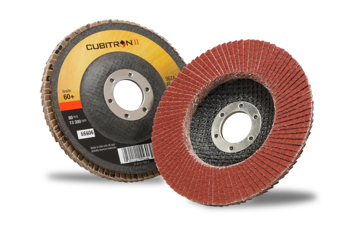 Lamellrondell 3M 967A Cubitron II - LAMELLRONDELL 3M 967A CUB II 125X22.2MM P40 KONISK
