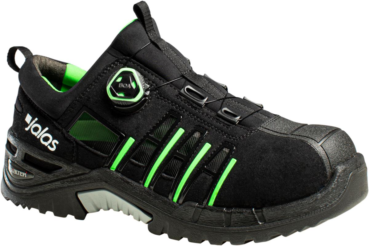 Skyddssko Jalas Exalter Easyroll 9925 - SKYDDSSKO JALAS 9925 EXALTER EASYROLL S1P SVART/LIME STL 46
