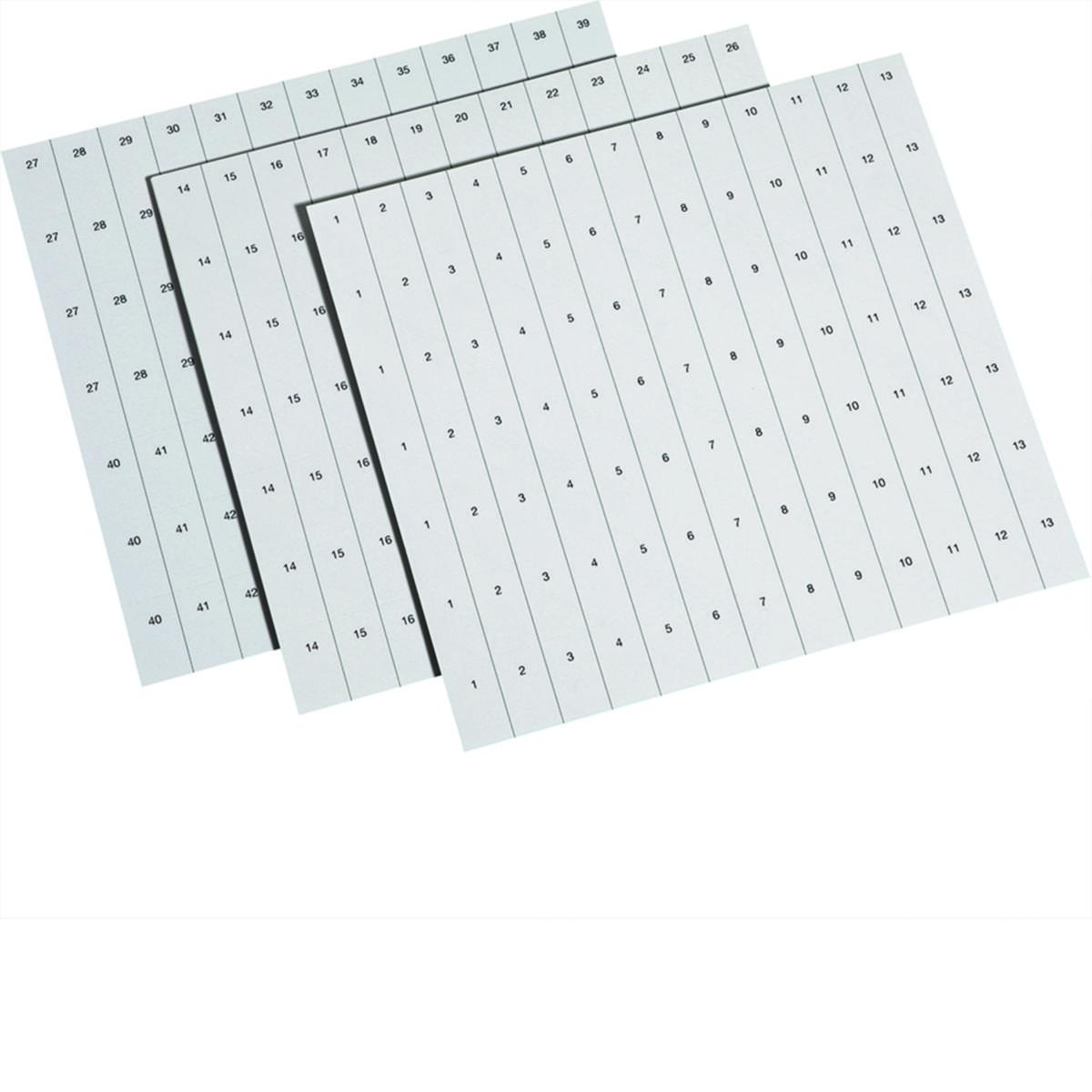 Märkremsa för Gamma - MÄRKREMSA GAMMA 13 M. 1-52