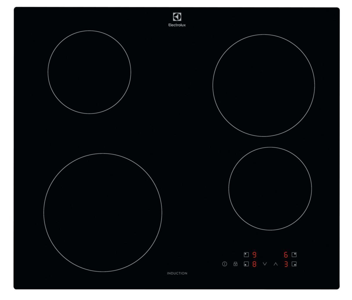 Induktionshäll, 60 cm, 300 Induction - INDUKTIONSHÄLL 60 CM SVART HOI624S ELECTROLUX