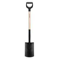 Spade Fiskars Solid™ Halvrund trä FSC