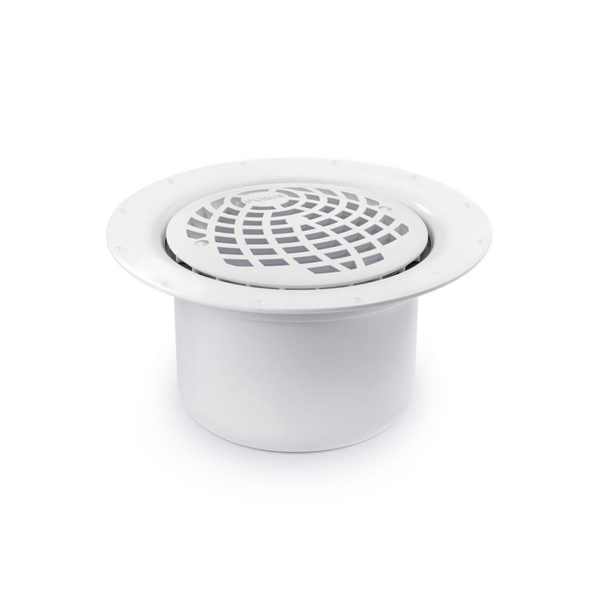 Golvbrunn Duschbrunn av ABS-plast, med bottenutlopp, Purus - PURUS DUSCHBRUNN AV PLAST MED 50 MM BOTTENUTLOPP
