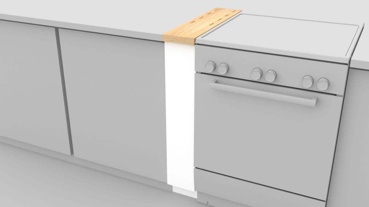 Modul för att bredda 60 cm spis - MODUL FÖR ATT BREDDA 60CM SPIS