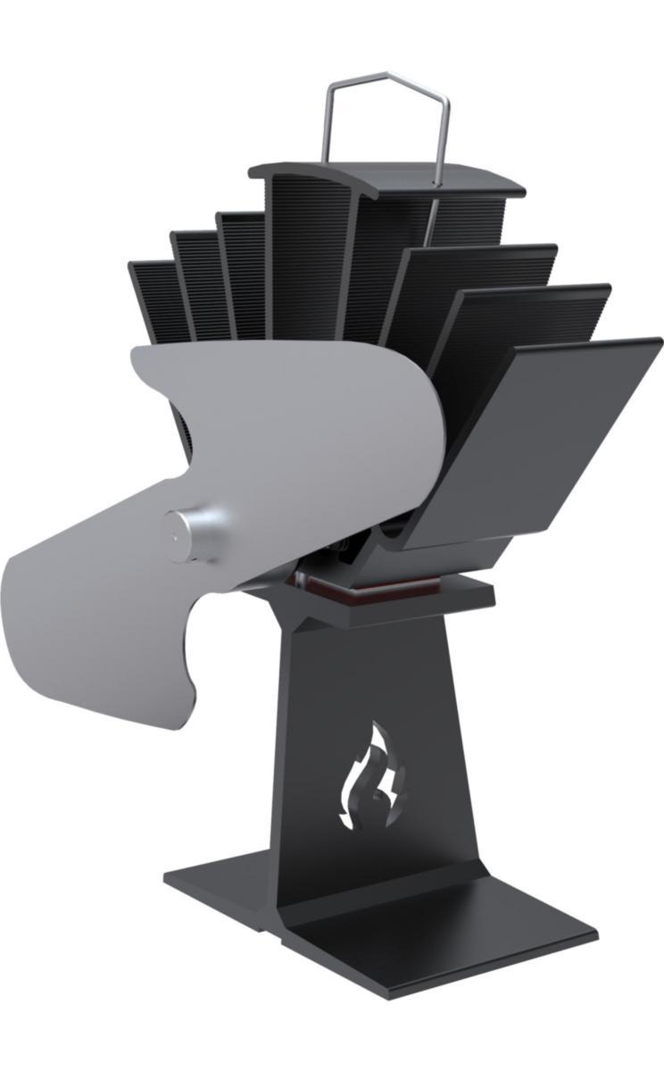 Värmedriven kaminfläkt, Airflow - KAMINFLÄKT AIRFLOW 908 65-345°C, 200 M3/H,206X124X212