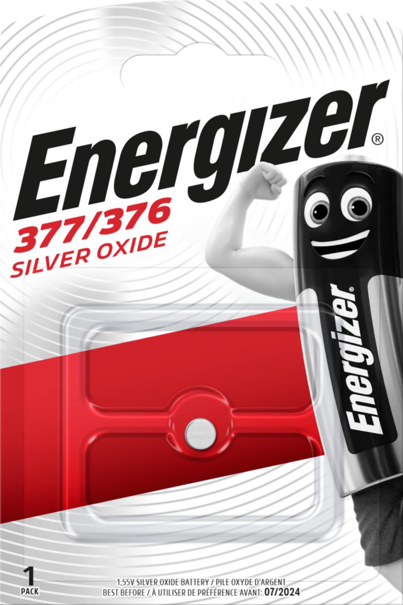 Knappcellsbatteri Silveroxid - BATTERI 377/376 FSB1 SILVER OX