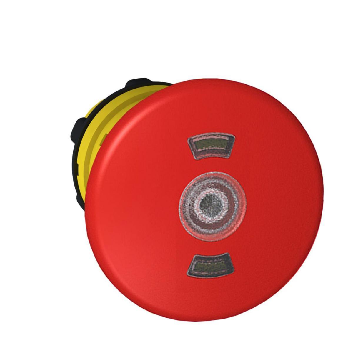 Nödstopp Ø 40 mm EN418 indikator ZB5 - NÖDSTOPP Ø40 EN418 INDIKATOR ZB5AT8643M