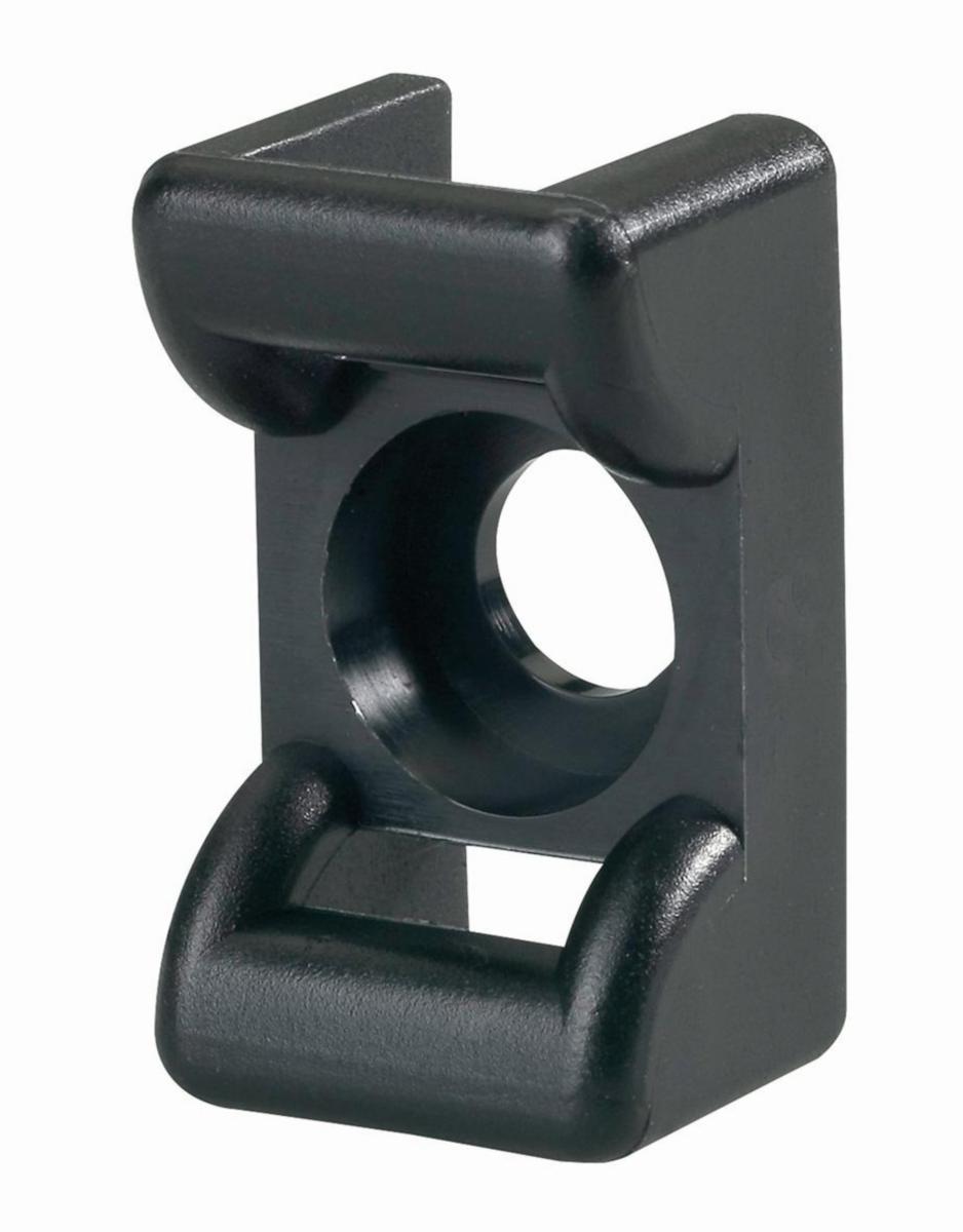 Skruvfäste för buntband KR svart - SKRUVFÄSTE F BUNTBAND 18X12 KR6G5 PA66 BK 100