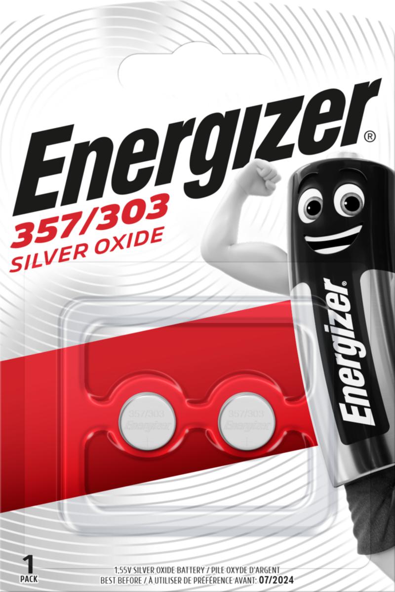 Knappcellsbatteri Silveroxid - BATTERI SILVEROX 357-303ZM BP2
