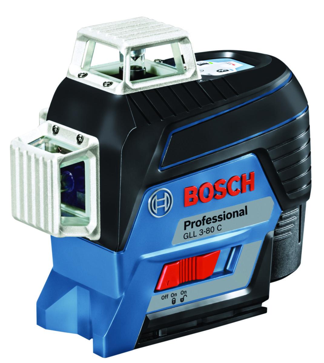 Linjelaser Bosch GLL 3-80 C - LINJELASER BOSCH GLL 3-80C 12V INK HÅLLARE BM1 I L-BOXX