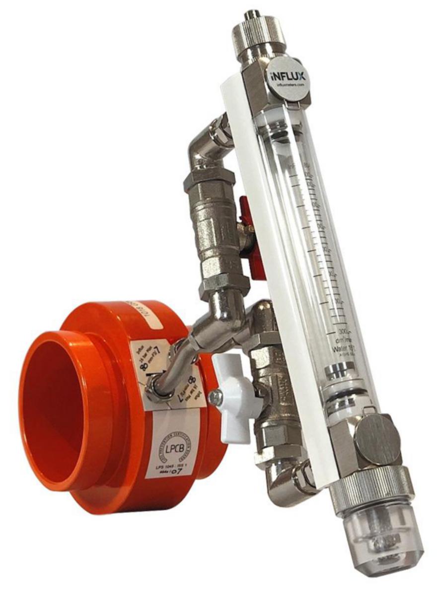 Flödesmätare, FireSure, Rillad, För Sprinkler, InFlux - FLÖDESMÄTARE RILLAD DN50 150-700L/MIN FAST MONT SBSC