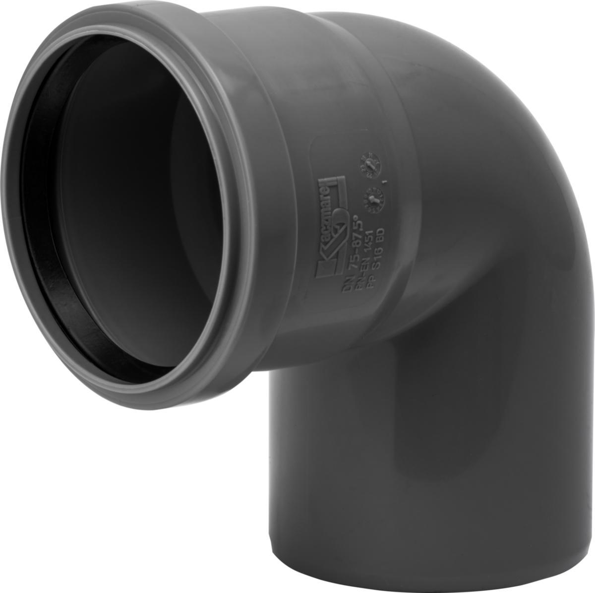 Böj 87° PP, inomhus - BÖJ 50X87GR PP INOMHUS 1 MUFF KZ
