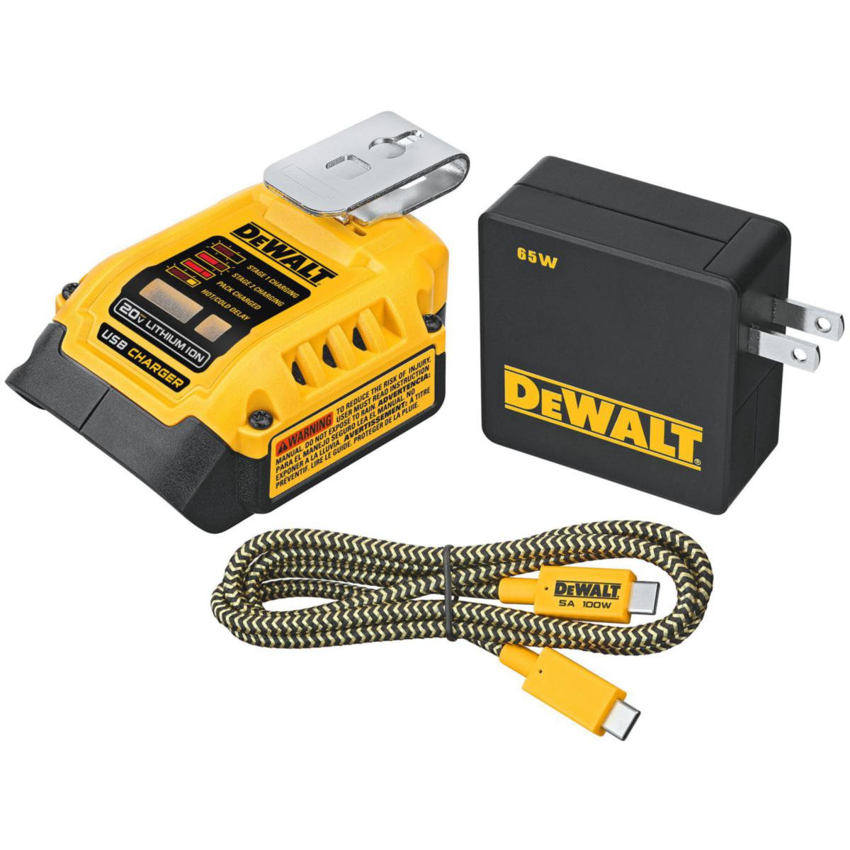 USB-laddningssats DEWALT DCB094K - USB-LADDNINGSSATS DW DCB094K 18V XR