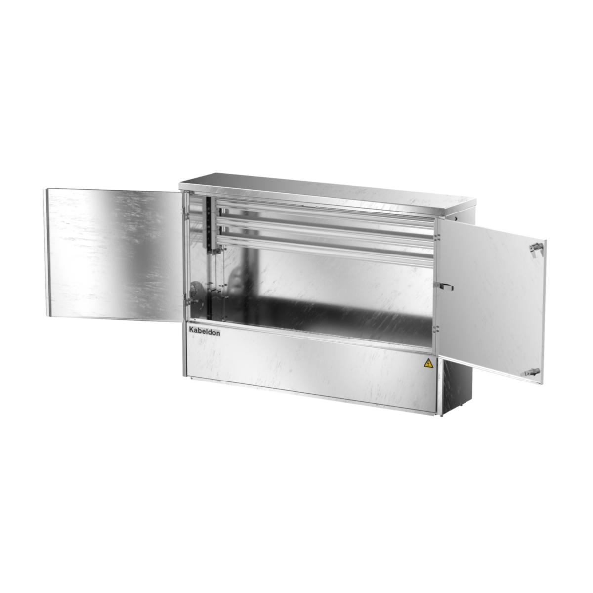 Kapsling SDC, med skensystem, 630A - KABELSKÅP SDC 698