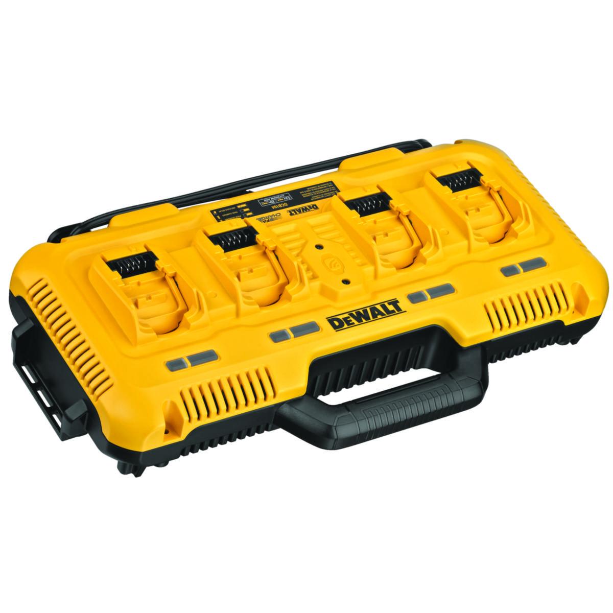 Snabbladdare DEWALT DCB104 - SNABBLADDARE DEWALT DCB104 18/54:14.4:10.8:12V XR 4 PORT