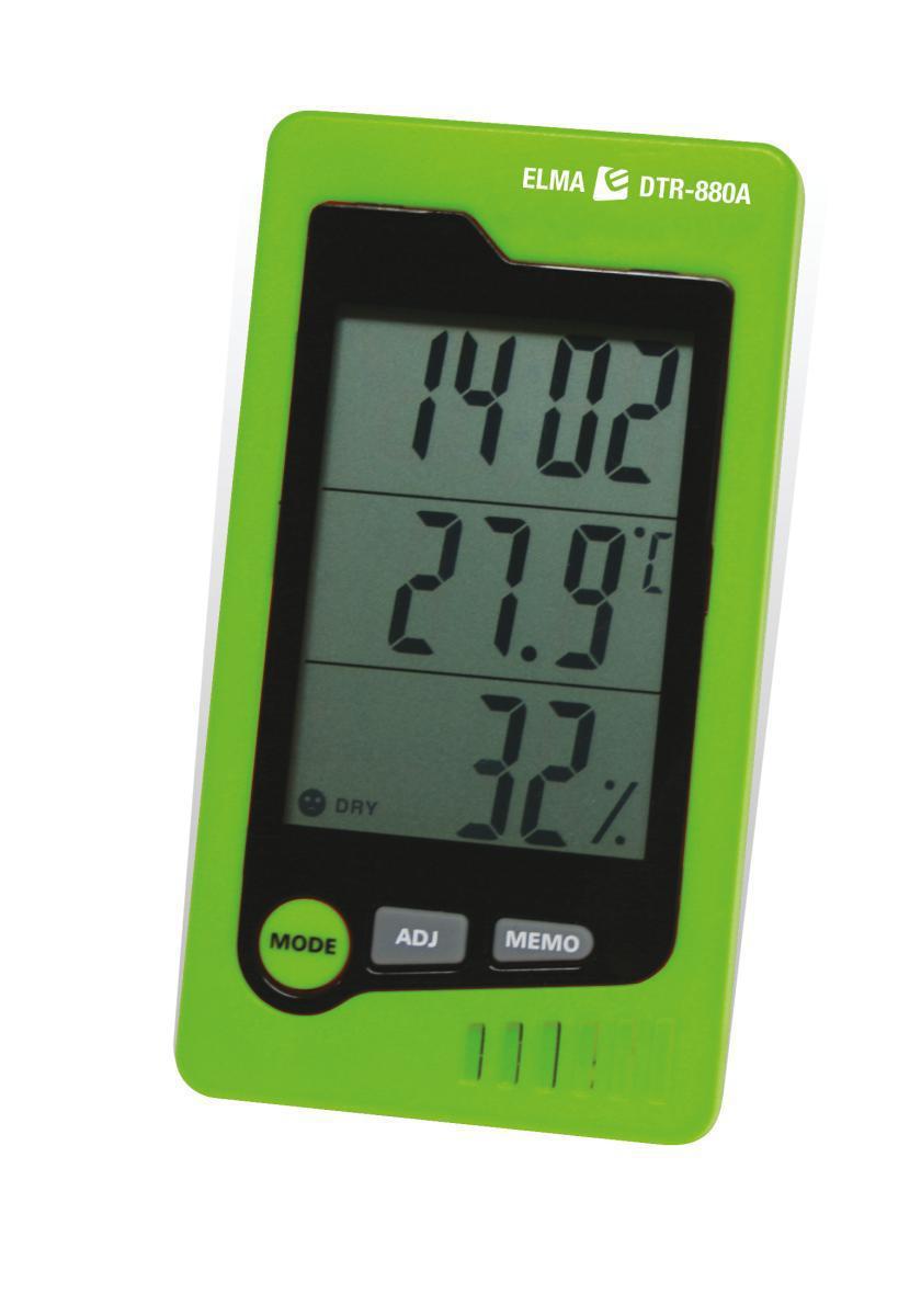 Hygro-/Termometer Elma DTR-880A - HYGRO-TERMOMETER ELMA DTR-880A VÄGGMONTERAD