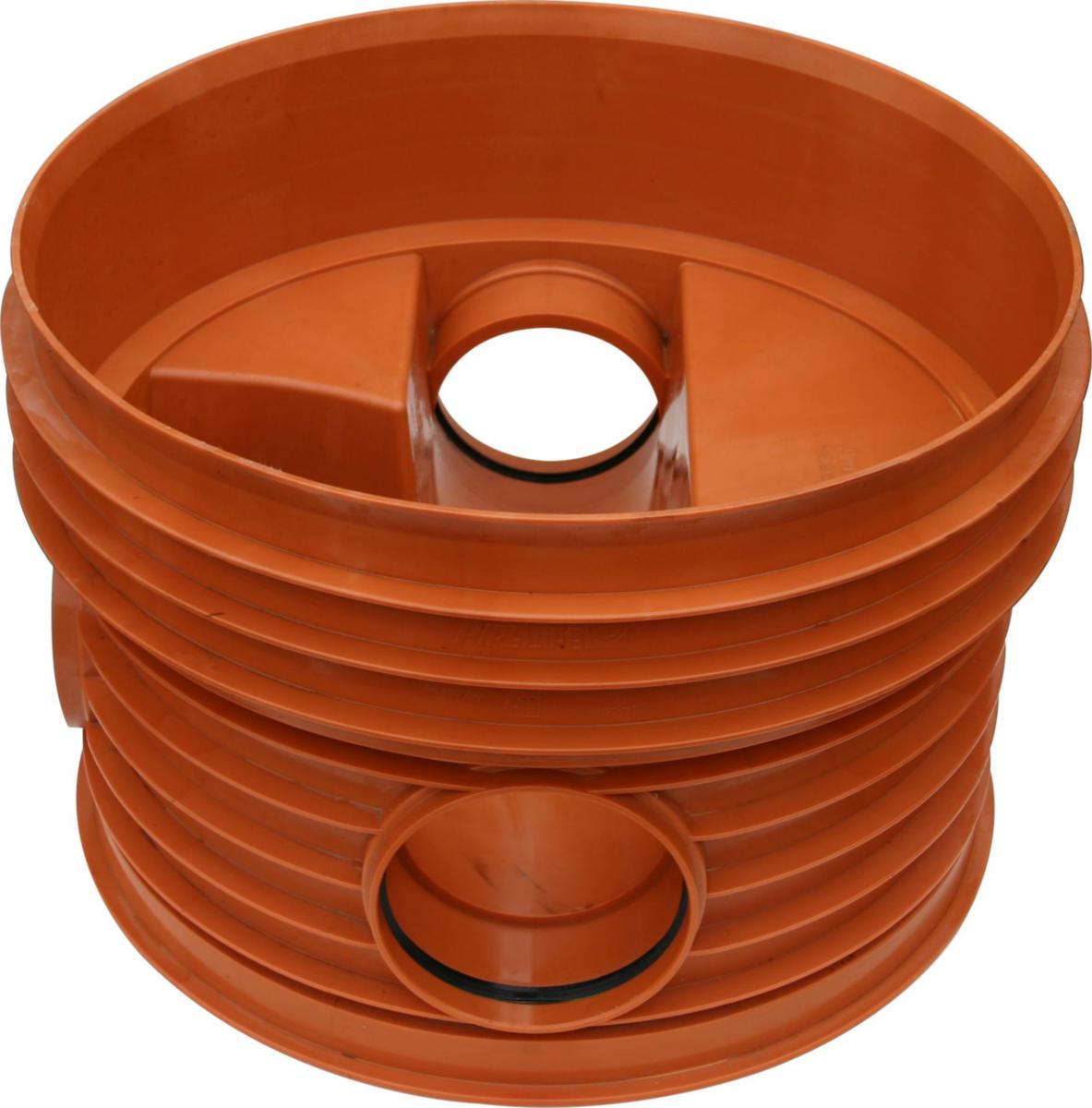 Tillsynsbrunn, Pipelife PRO600, enkelavgrening vänster 90° - 600/250X90 TILLSYNSBR PRO 600 ANSL VÄ 90°