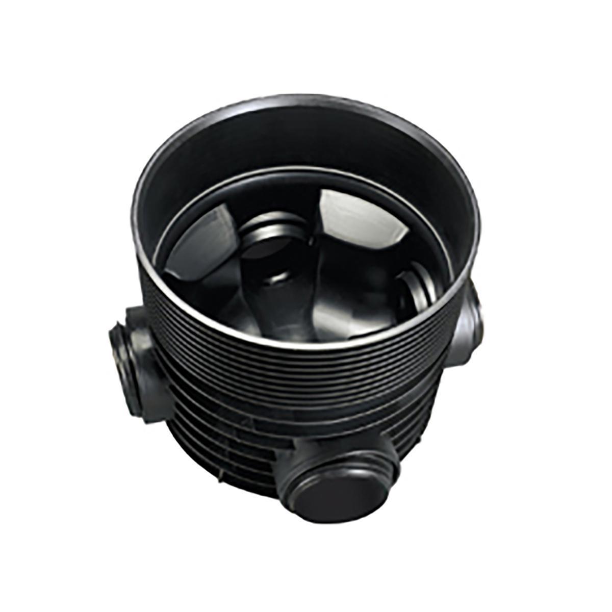 Tillsynsbrunn, Wavin Tegra 600, Typ2 90° 3 inlopp - 600 TEGRA BRUNN TYP2 315MM 90G FÖR SLÄTA RÖR
