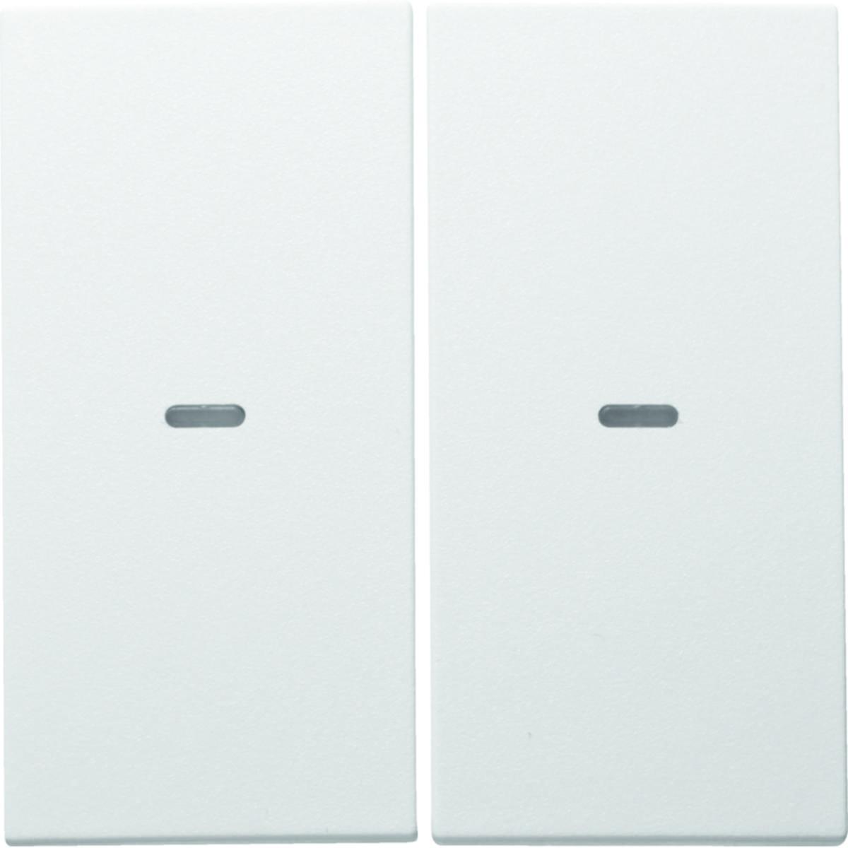Vippa dubbel till KNX tryckknapp S1 - VIPPA DUB T TK-KNX S.1 VIT 80960399