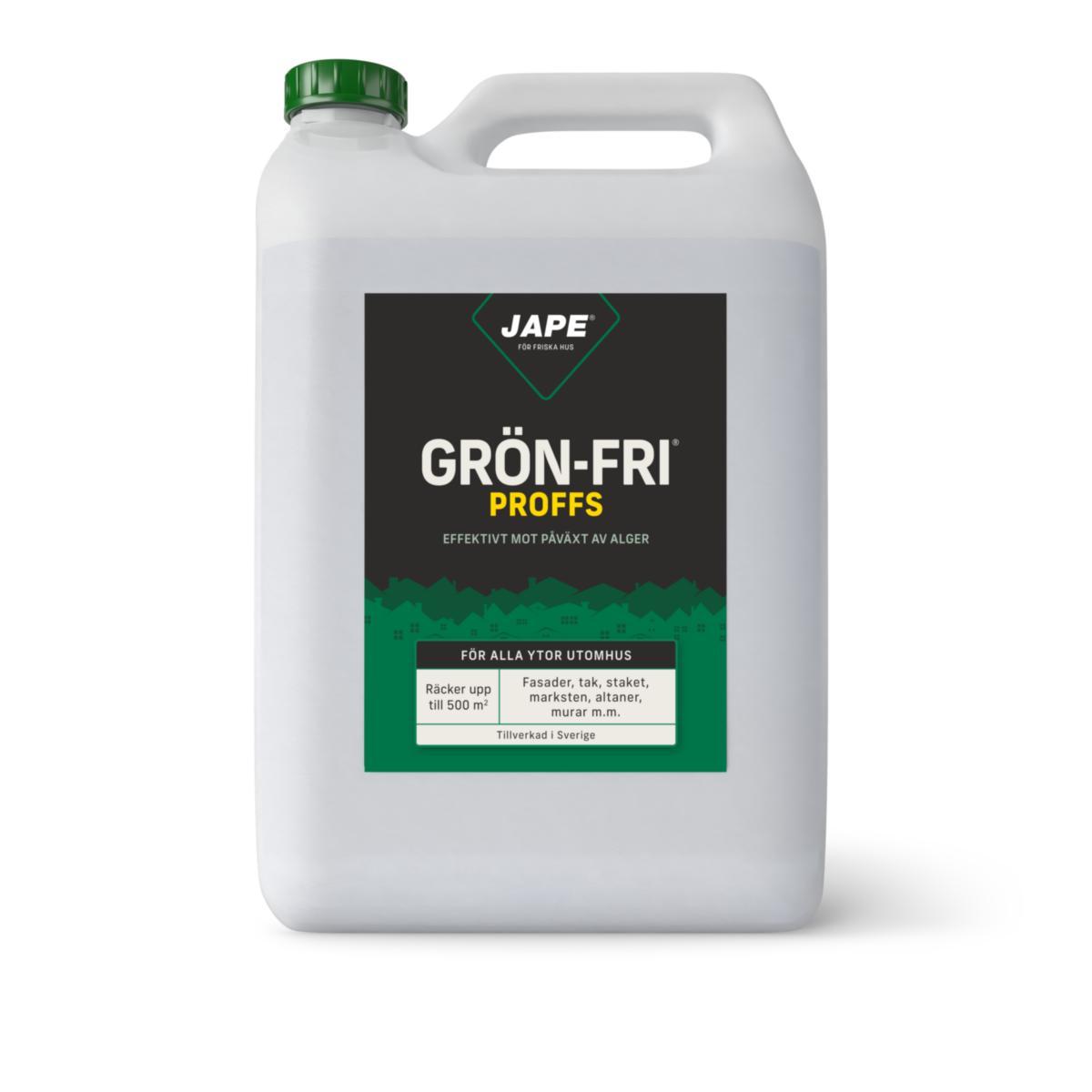Rengöringsmedel Grön Fri Proffs Biocid - BEKÄMPNINGSMEDEL GRÖN-FRI P 5L BIOCID PROFFS
