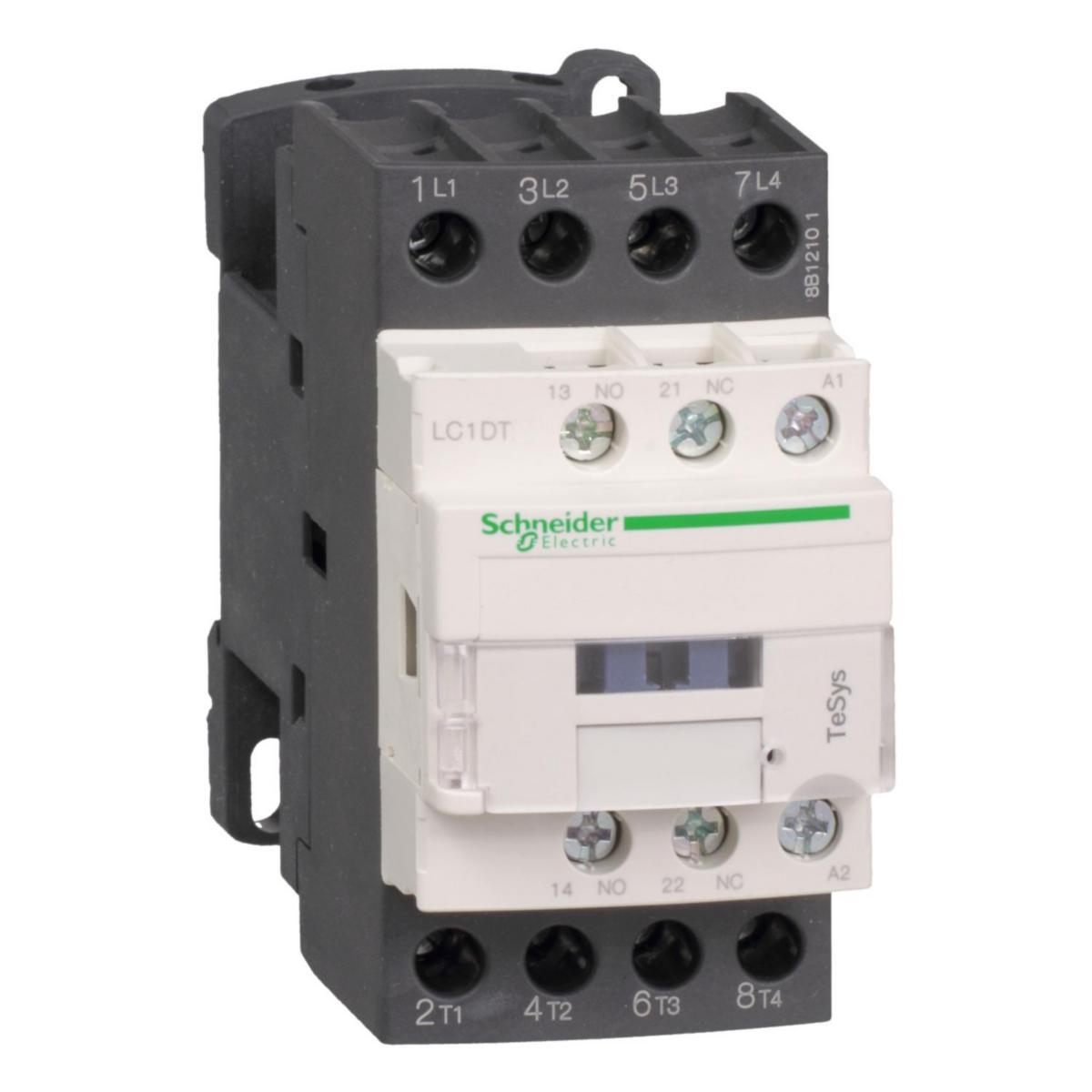 Kontaktor 4-pol LC1D 20-40 A - KONTAKTOR 25A AC1 4SL 230VAC LC1DT25P7