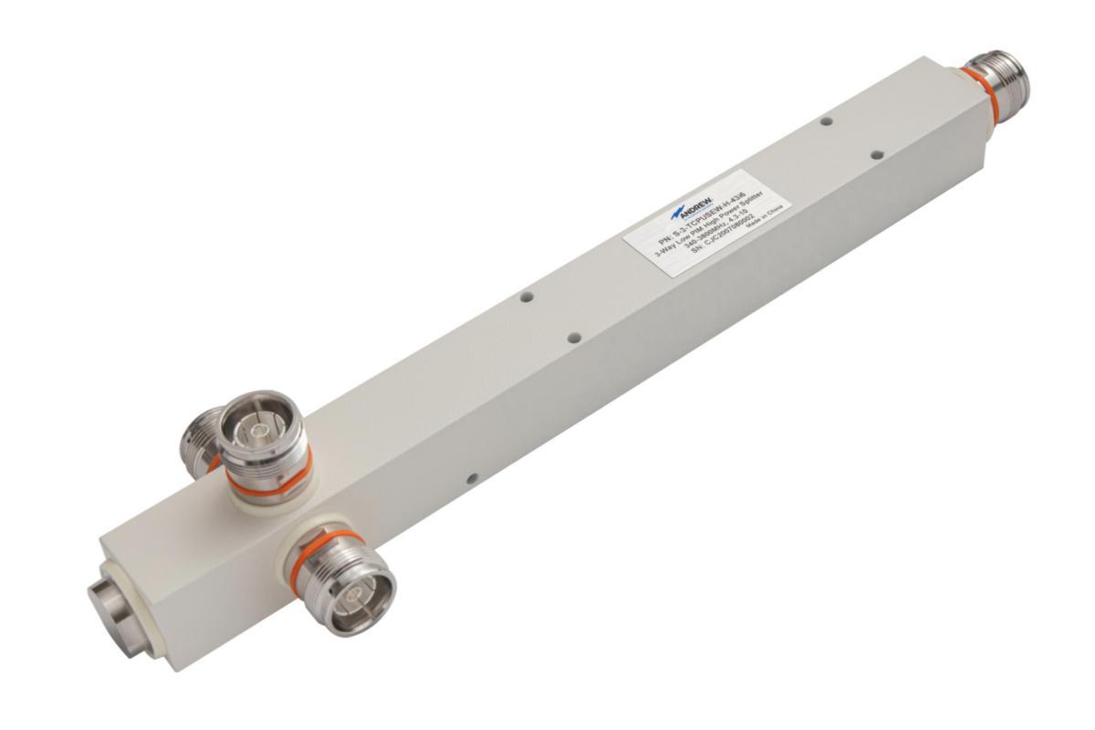 Splitter High Power 340-3800 4.3-10 - SPLITTER, 3-WAY HIGH POWER 340-3800,4.3-10, FEMALE