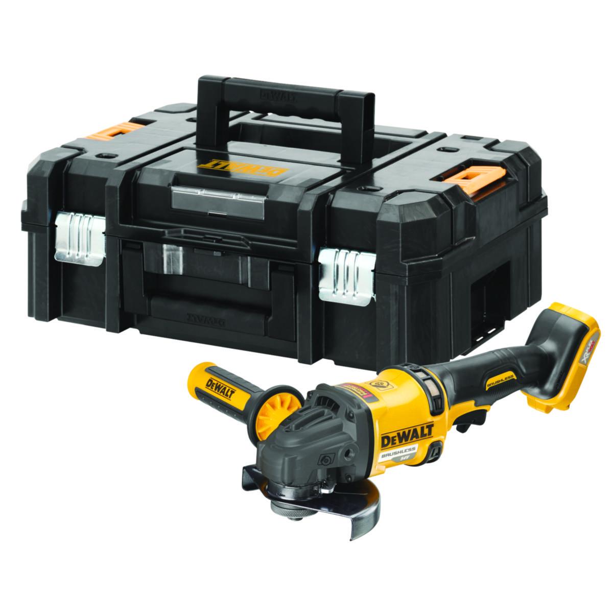 Vinkelslipmaskin DEWALT DCG418NT SOLO - VINKELSLIP DEWALT DCG418NT 54V XR 125MM SOLO TSTAK