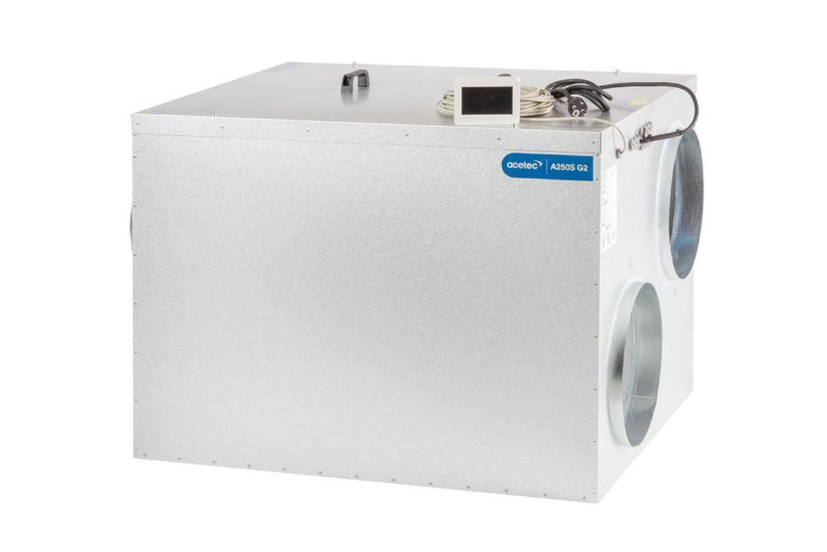 Värmeåtervinningsaggregat EvoAir A250S G2 Evocontrol, Acetec - AGGREGAT EVOAIR A250S G2 EVOCONTROL ACETEC