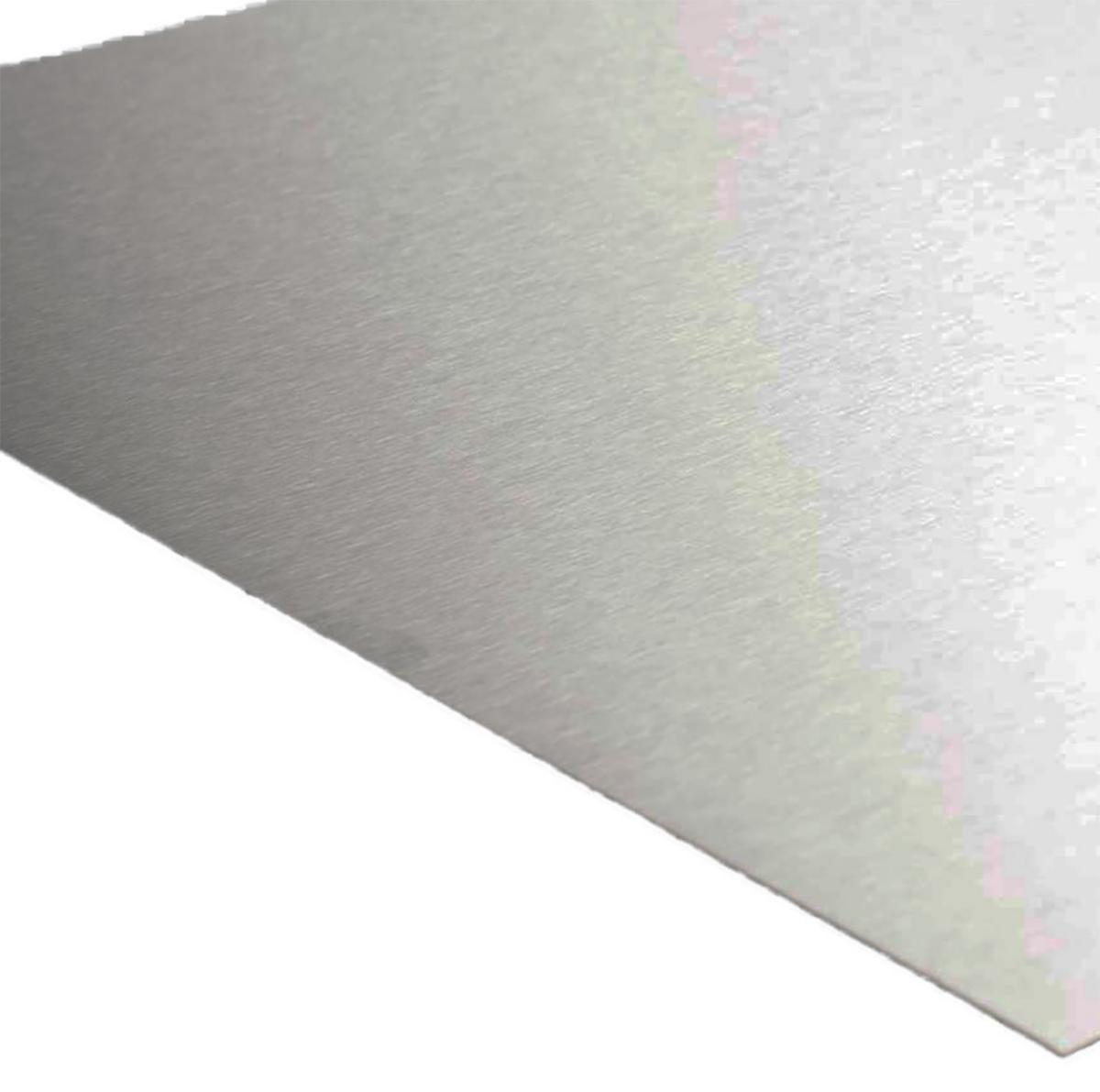 Rostfri  planplåt EN1.4301 plastad/borstad - PLÅT 1.0X1000X2000 BORST+PLAST 1.4301 EN10028-7 CERT (16 KG)