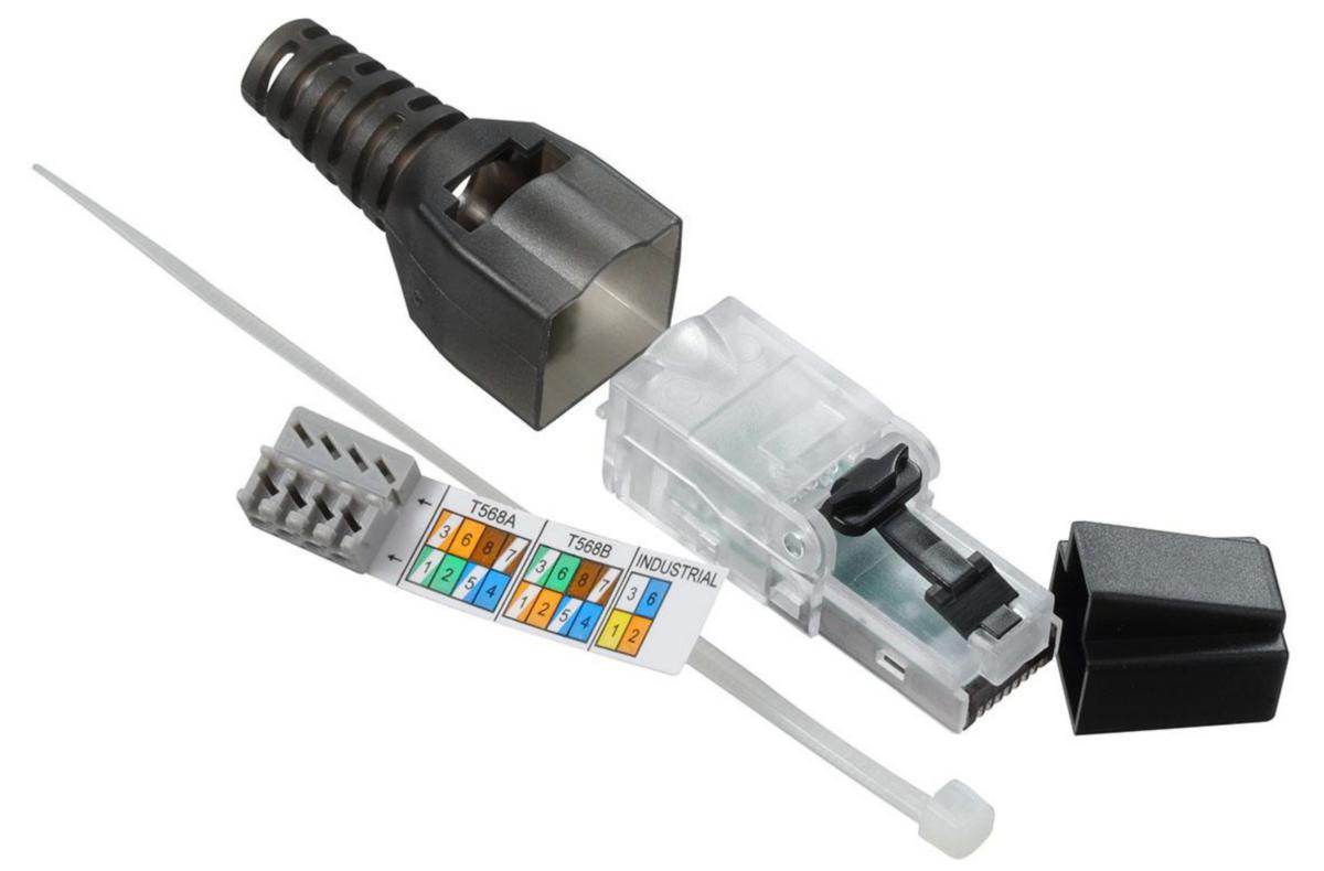 Modularplugg Actassi ACTP - RJ45 PLUGG K6UTP ACTPG6TLU001