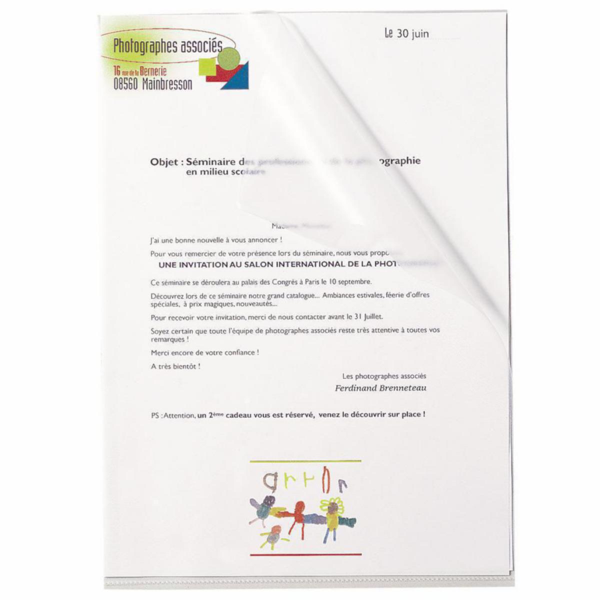 Aktmapp A4 0.12 Ofärgad 100/FRP - AKTMAPP A4 0.12 OFÄRGAD 100/FP 