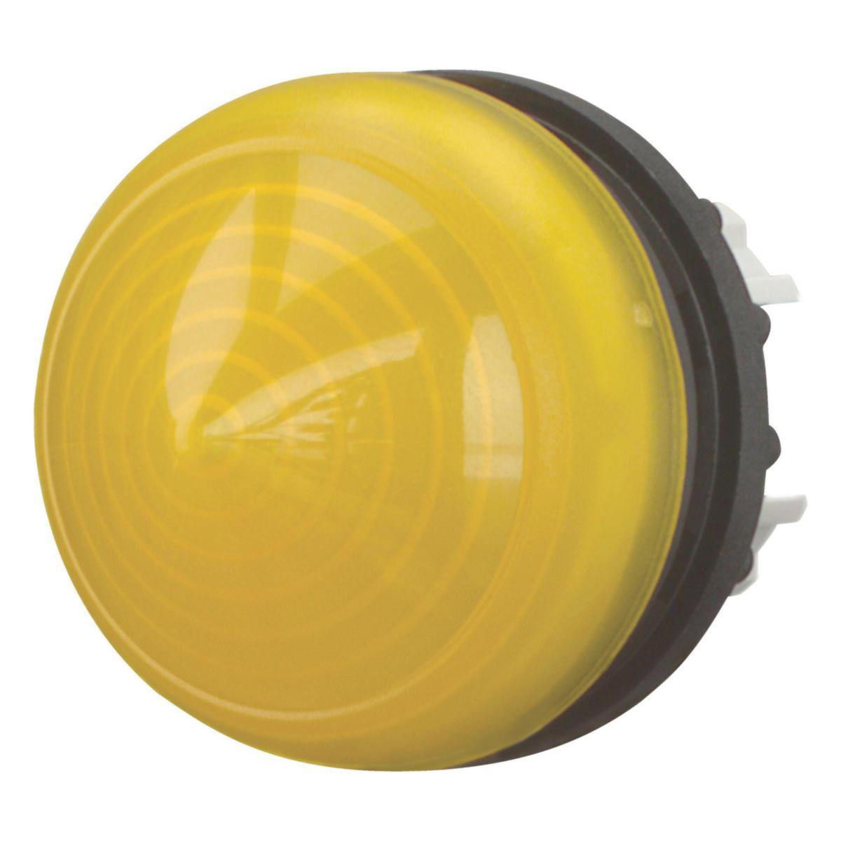 Lampdon M22 med förhöjd lins IP66 - LAMPDON HÖJT GUL M22-LH-Y