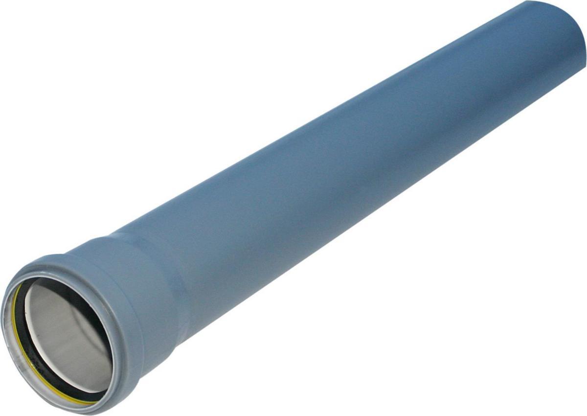 Rör med en muff, dy 50mm, PP/HT, Nordic Pipelife - 50X2000 PP RÖR MED 1 MUFF NORDIC. PIPELIFE