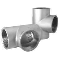 T-rör - gängade rostfria, inv gg R-221 EN 1.4408