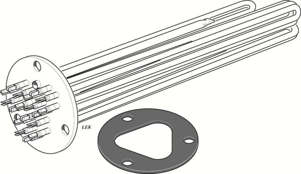 Elpatron NIBE EP13 till EVC/ELK F 300-301 - EVC+ELK NIBE ELEMENT 13kW 400V 18389