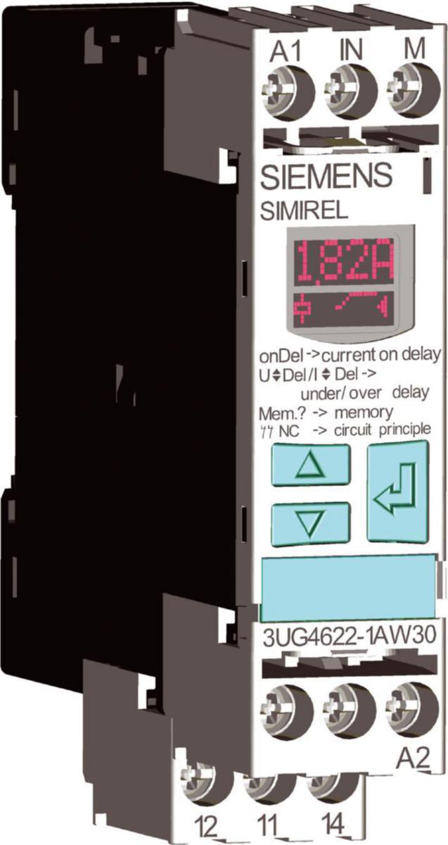 Strömövervakningsrelä 3UG4622 - STRÖMÖVERVAKNINGSRELÄ 3UG4622-1AW30