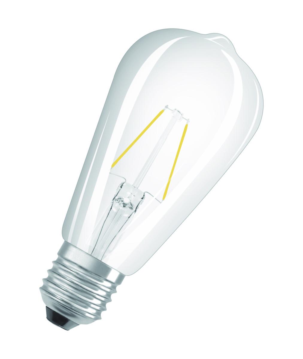 LED-lampa, oval edisonform, Retrofit Classic ST, box, Osram - LED-LAMPA OVAL (25) E27 KLAR 827 CL ST OSRAM