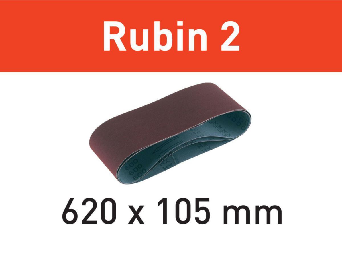 Slipband Festool Rubin 2 620x105 - SLIPBAND FESTOOL RUBIN TRÄ L620X105-P120 RU2/10. BS 105