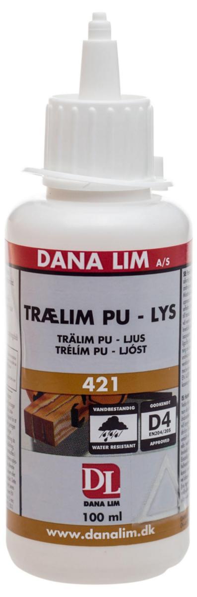 Trälim Dana PU 421 D4 ljust - TRÄLIM POLYURETAN DANA PU421 LJUST VATTENFAST 100 ML
